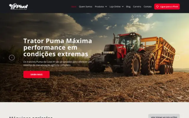 Site do Grupo Pivot, criado pela Atom Digital, no notebook e no celular
